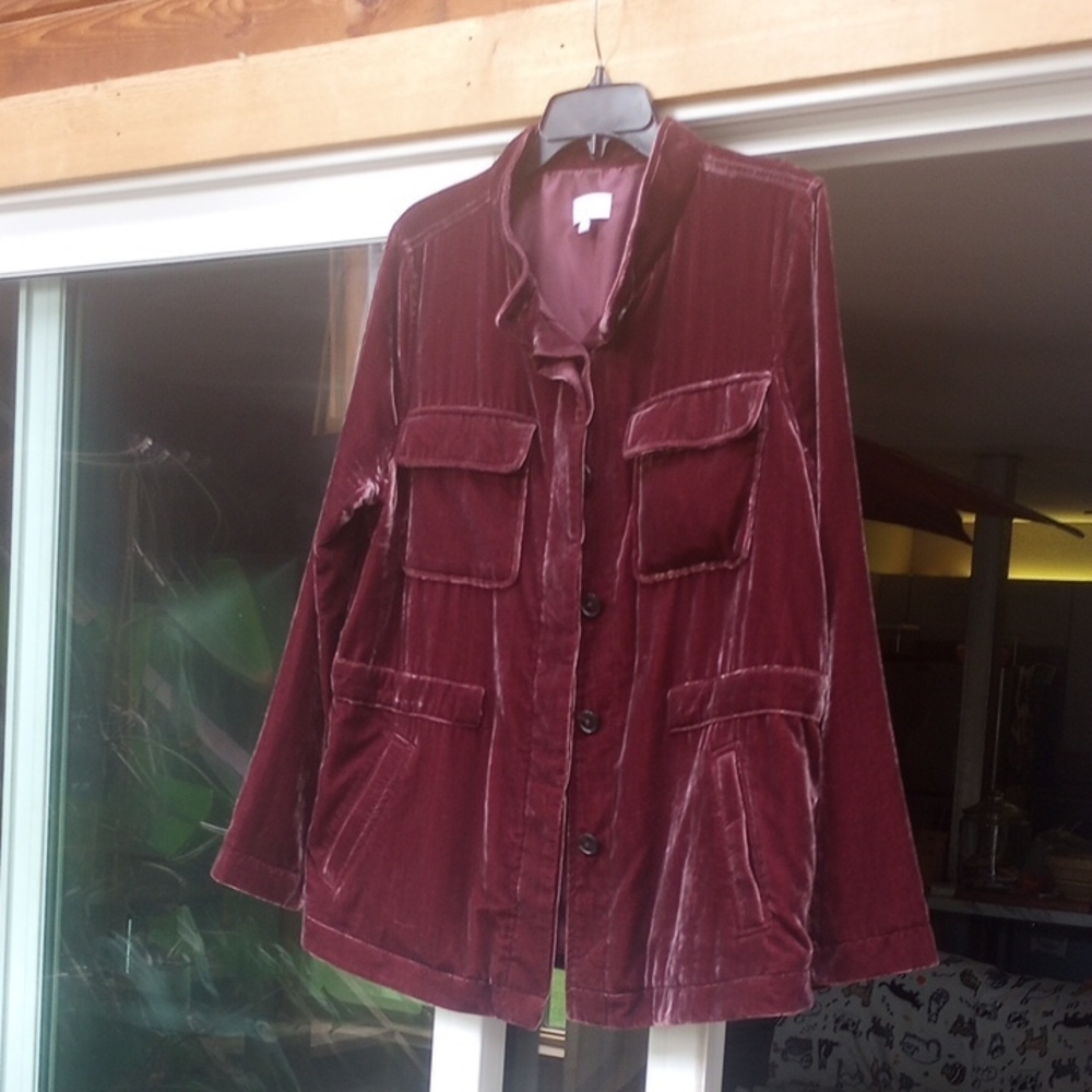 LOFT  Velvet Jacket